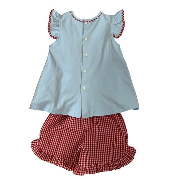 Remember Nguyen Madison set Patriotic Dog NWT size 5‎ - Picture 3 of 3